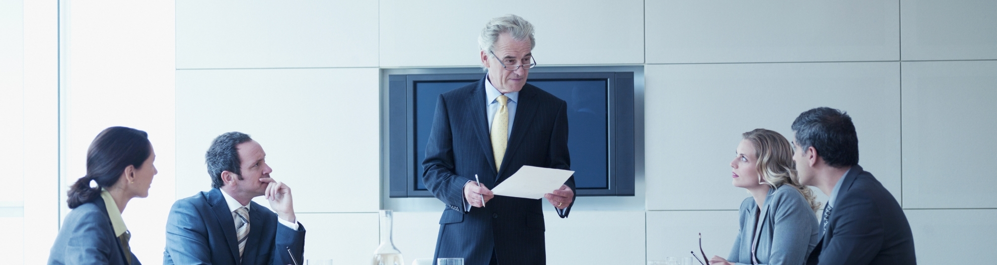 Business people in meeting in conference room